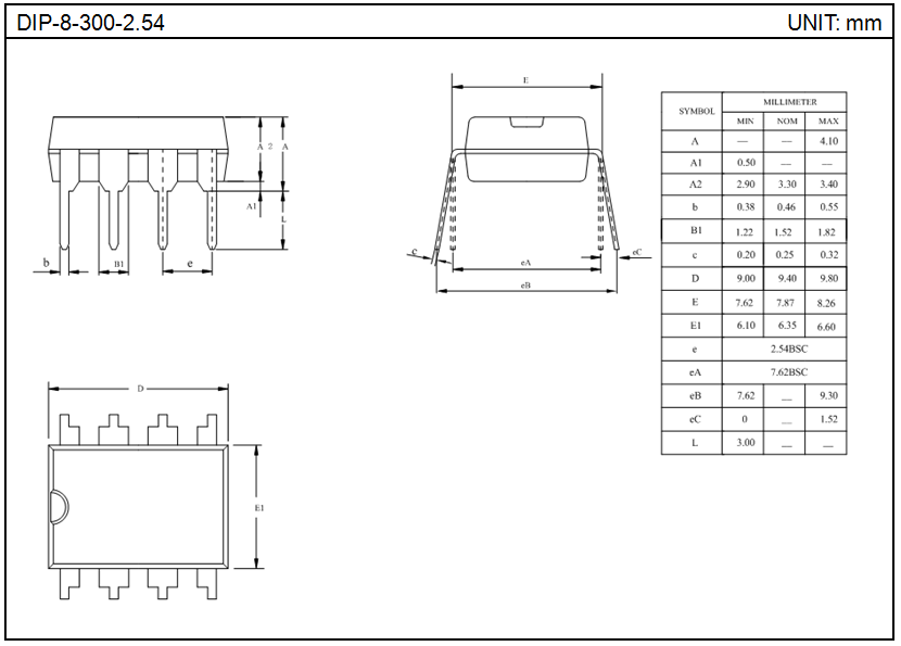 DIP-8-300-2.54